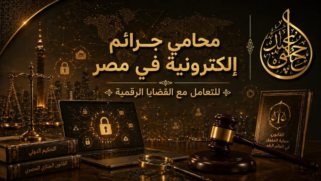 محامي جرائم إلكترونية في مصر للتعامل مع القضايا الرقمية