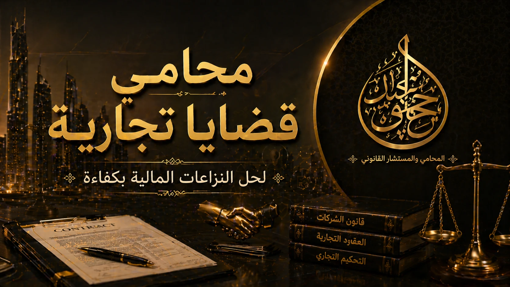 محامي قضايا تجارية لحل النزاعات المالية بكفاءة